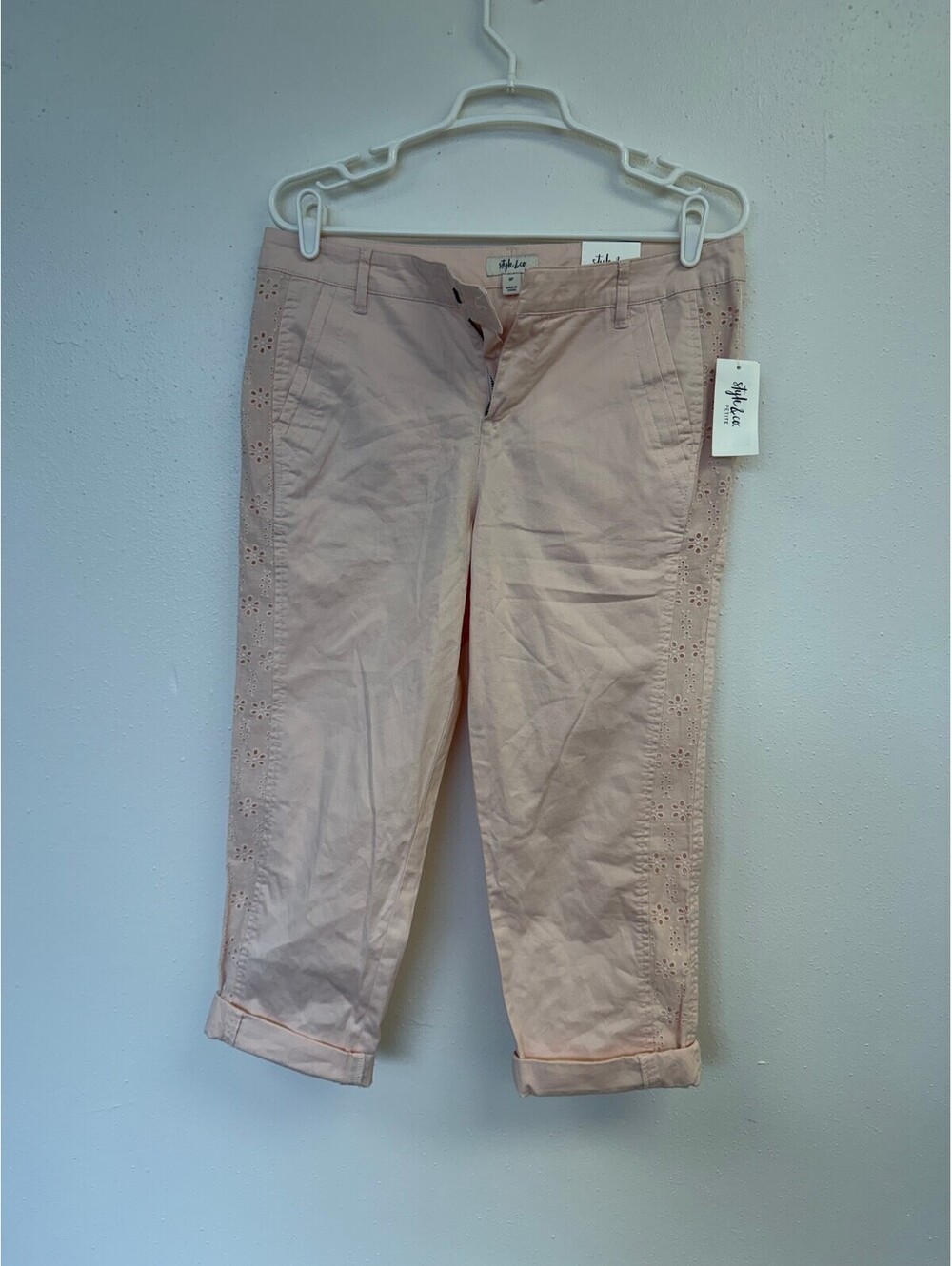 Style & Co Pink Bliss Petite Capris Pants Size 8P